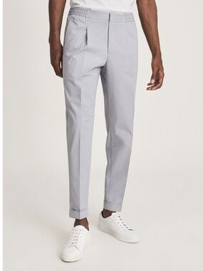 Reiss Ramsay Pleat Front Tapered Trousers